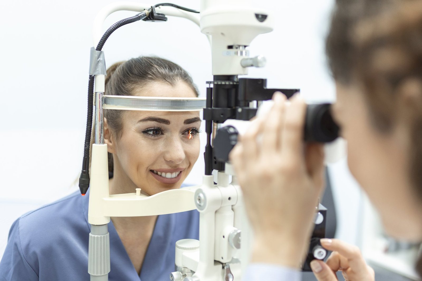 Professional eye examination